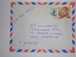 St Lucie Lettre De 1989 Pour Marseille - St.Lucia (1979-...)