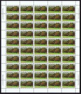 1973  Royal Canadin Mounted Police Centenary Musical Ride Sc 614 ** Sheet Of 50 - Volledige & Onvolledige Vellen