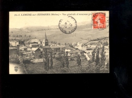LAMURE SUR AZERGUES Rhône 69 : Vue Générale Et Nouveau Groupe Scolaire  1913 - Lamure Sur Azergues