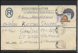 NIGERIA Postal History Brief Envelope  JNG 015 Fauna Animals Lion - Nigeria (1961-...)