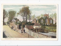 ENGLAND - DEVON -  ILFRACOMBE - PARISH CHURCH -  PEACOCK AUTOCHROM - CARTE ANCIENNE - Ilfracombe