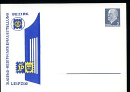 DDR PP8 B2/008b Privat-Postkarte AUSSTELLUNG LEIPZIG 1970  NGK 4,00 € - Cartes Postales Privées - Neuves