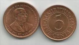 Mauritius 5 Cents 2005. - Maurice