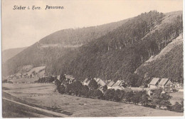 SIEBER Harz Osterode Panorama 30.9.1917 Nachgebühr Nachverwendete Karte Um 1905 Ungeteilte Rückseite - Osterode