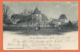 JAF-20  Duillier, Série Les Châteaux Vaudois, ANIME. Cachet Duillier 1906 Pour Gimel. - Duillier