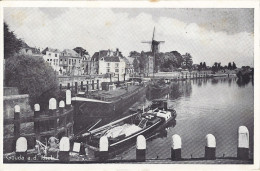 GOUDA A. D. IJSEL   CARTE ANIMEE   MOULIN  PENICHES - Gouda