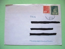 Switzerland 1970 Cover To Czechoslovakia - San Vitale Church - Numeral - Lettres & Documents