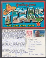 USA , Greetings From Texas, DALLS 24 JAN 1984 To South Africa, Wm Piper 40 C Airmail Stamp - Other & Unclassified