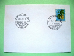 Switzerland 1986 FDC Card - Flowers - Cartas & Documentos