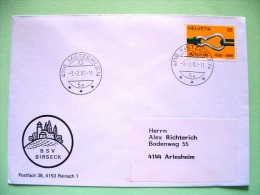 Switzerland 1989 Cover To Arlesheim - Alpinism - Mousqueton - Cartas & Documentos