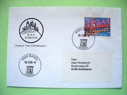 Switzerland 2000 Cover To Arlesheim - Women Societies Alliance - Drum Cancel - Cartas & Documentos