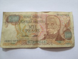 1000 MIL PESOS REPUBLICA ARGENTINA 88081960G - Argentine