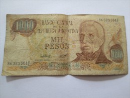 1000 MIL PESOS REPUBLICA ARGENTINA 86383504F - Argentinië