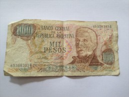 1000 MIL PESOS REPUBLICA ARGENTINA 63358315G - Argentinië