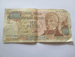 1000 MIL PESOS REPUBLICA ARGENTINA 99777186G - Argentinië