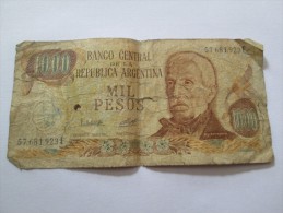1000 MIL PESOS REPUBLICA ARGENTINA 57681923F - Argentina