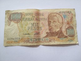 1000 MIL PESOS REPUBLICA ARGENTINA 42296241G - Argentina