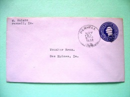 USA 1932 Pre Paid Cover Parnell To Des Moines - Washington - Sonstige & Ohne Zuordnung