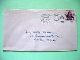 USA 1933 Cover Arlington To Boston - William Penn - Autres & Non Classés