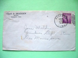 USA 1942 Cover Nodaway To Des Moines - Torch - Other & Unclassified