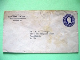 USA 1948 Pre Paid Cover Newport To Bradford - Washington - Other & Unclassified