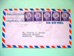 USA 1958 Cover Long Beach To Germany - Statue Of Liberty - Other & Unclassified