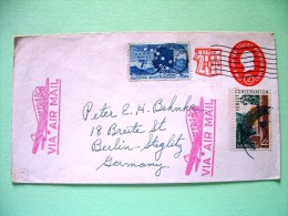 USA 1959 Uprated Pre Paid Cover To Germany - Alaska - Forest Conservation - Washington - Planes - Other & Unclassified