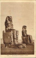 Egypte - Carte Postale Neuve - Les Colosses De Memnon A Thébes  - 2/scans - Luxor