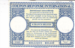 Coupon Belgique 8 Francs - Modèle LO 17 - Cupón-respuesta