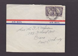 TIMBRE. LETTRE. ....EIRE.IRLANDE.POSTE AERIENNE.PA.NEW YORK.USA.ETATS UNIS.AMERIQUE. - Covers & Documents