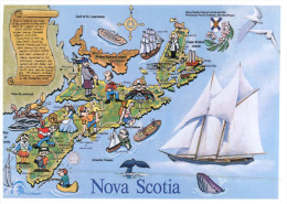 (556) Map Nova Scotia Islands - Olympische Spelen