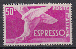 ITALIË - Michel - 1951 - Nr 855 Wz 3 - MH* - Express-post/pneumatisch