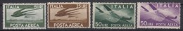 ITALIË - Michel - 1945 - SELECTIE Nr 712/14 + Nr 1119 - MH* - Airmail