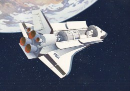 780- SPACE, COSMOS, SPACE SHUTTLE, CPA - Ruimtevaart