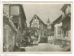 CPSM GERNSBACH (Allemagne-Bade Wurtemberg) - Une Jolie Rue De Village - Gernsbach