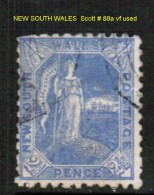 NEW SOUTH WALES    Scott  # 89a  VF USED - Used Stamps