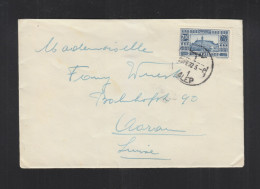 Syria Cover 1932 Alep To Switzerland - Lettres & Documents