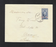 Syria Cover 1938 Overprint - Brieven En Documenten