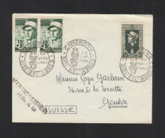 Lettre 1954 Camerone Sidi-Bel-Abbes - Covers & Documents