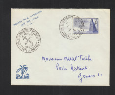 Algerie Lettre Geologorum Conventus 1952 - Storia Postale