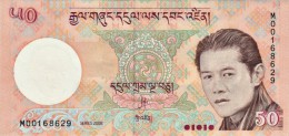 BHUTAN 50 NGULTRUM BANKNOTE 2008 PICK-31 UNCIRCULATED UNC - Bhután