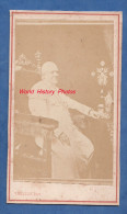 Photo Ancienne CDV Vers 1870 - LES VANS ( Ardèche ) - Portrait Du Pape PIE IX - TOP RARE - Photographie V. Bouzige - Antiche (ante 1900)