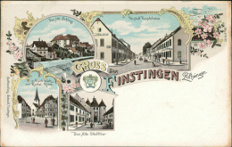 57 FENETRANGE / Marktplatz Mit Katholische Kirche, Das Alte Schloss, Vorstadt Hauptstrasse / BELLE CARTE RARE COULEUR - Fénétrange