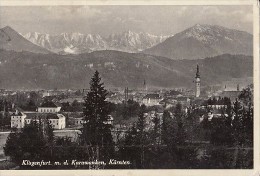 878- KLAGENFURT- TOWN PANORAMA, MOUNTAINS, CPA - Klagenfurt