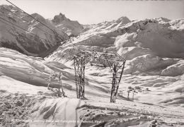 884- ST ANTON AM ARLBERG- MOUNTAIN RESORT, THE CABLE CHAIRS, SPECIAL STAMP, CPA - St. Anton Am Arlberg