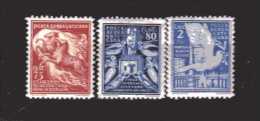 Vaticano * - 1938 -  Posta Aerea. Soggetti Vari. Unif. A 3/4/6. Lotticino . Linguellati - Airmail
