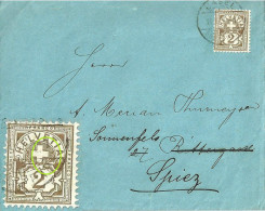 Brief  Basel - Spiez  (Markenabart)         1906 - Storia Postale