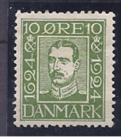 Denmark1924: Michel134mh* - Ungebraucht