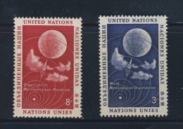 ONU 1957 ORGANISATION METEOROLOGIQUE   YVERT N°48/49  NEUF MNH** - Unused Stamps