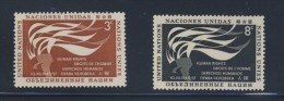 ONU 1957 DROITS DE L'HOMME   YVERT N°54/55  NEUF MNH** - Neufs